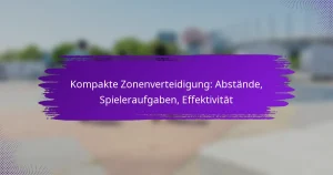 Kompakte Zonenverteidigung: Abstände, Spieleraufgaben, Effektivität